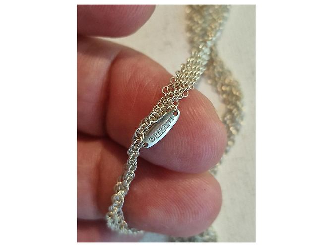 Collana Open Heart Tiffany & Co. in argento e cristallo di rocca Silver hardware - vista 5