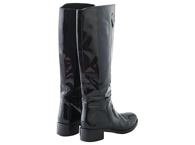 Botas Prada de charol negro - vista 3