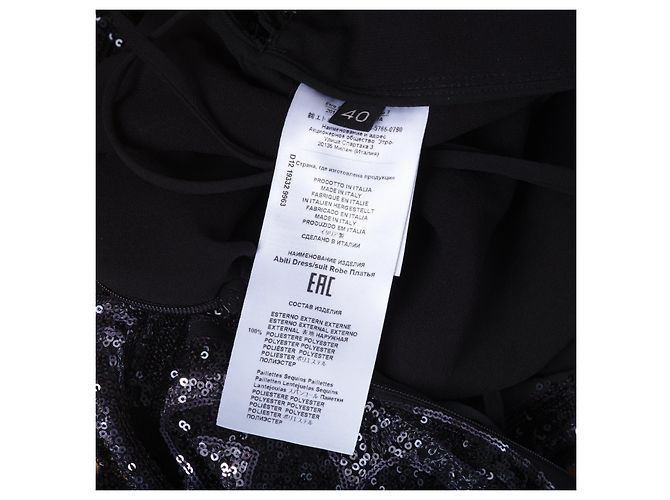 Etro Paillettenbesetztes Minikleid Schwarz - Ansicht 10