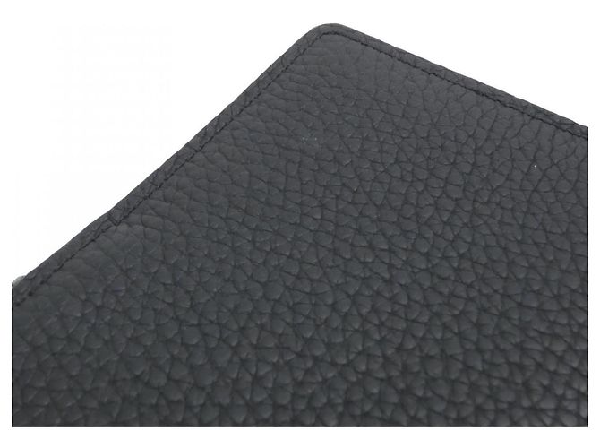 Louis Vuitton Taurillon Leder Geldbörse Schwarz - Ansicht 3