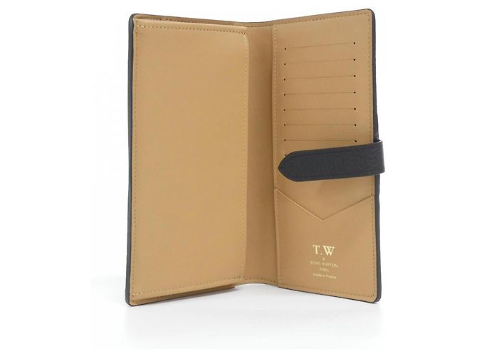 Louis Vuitton Taurillon Leder Geldbörse Schwarz - Ansicht 5