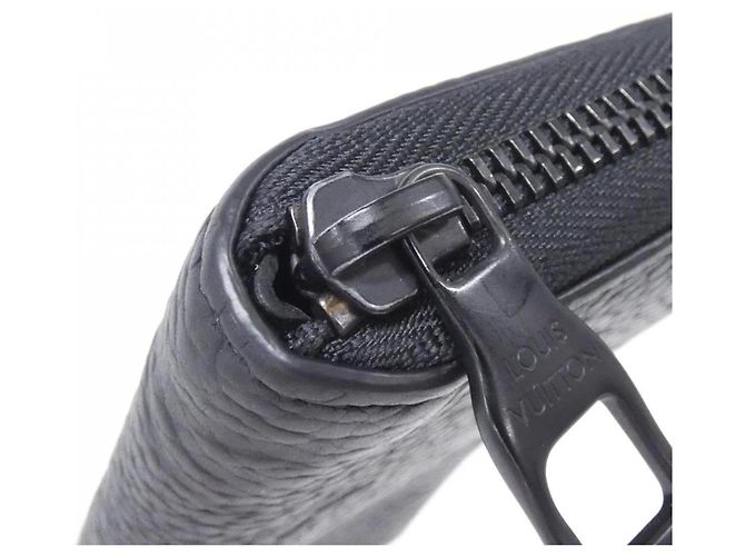 Louis Vuitton Taurillon Monogram Zippy Wallet Black - view 4