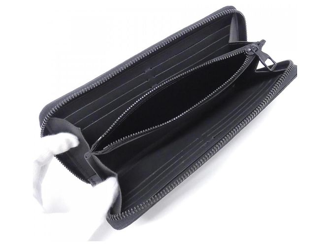 Louis Vuitton Taurillon Monogram Zippy Wallet Black - view 5