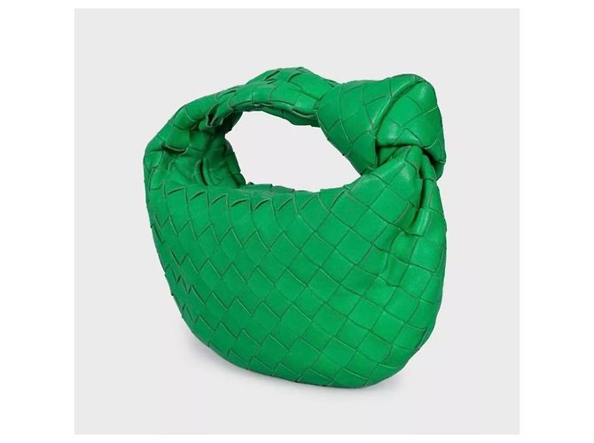 Borsa a mano Mini Jodie in pelle verde Bottega Veneta - vista 2