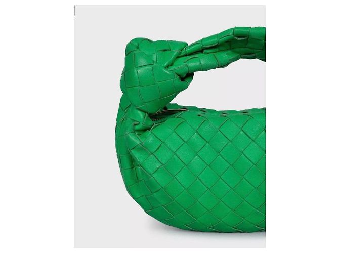 Borsa a mano Mini Jodie in pelle verde Bottega Veneta - vista 5