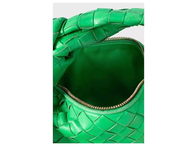 Borsa a mano Mini Jodie in pelle verde Bottega Veneta - vista 6