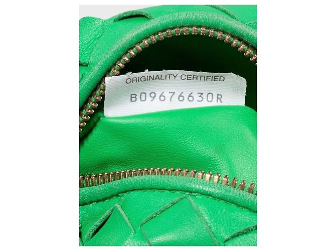 Borsa a mano Mini Jodie in pelle verde Bottega Veneta - vista 7