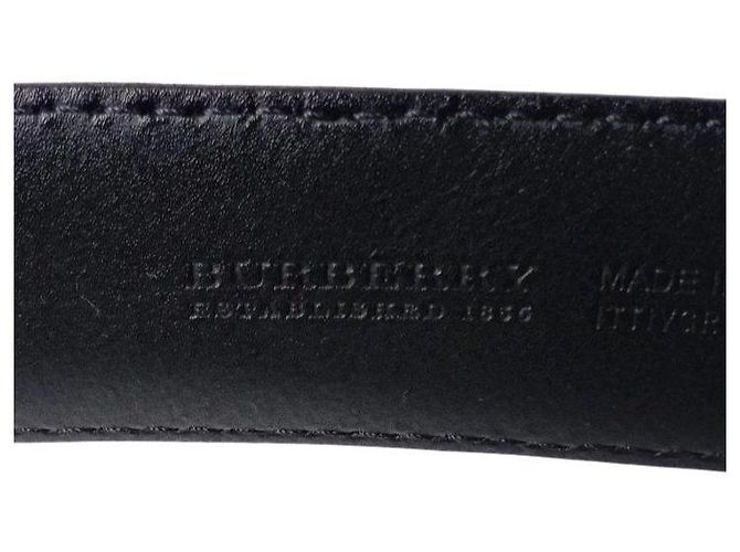 Burberry Haymarket Check Canvas Gürtel Beige - Ansicht 4