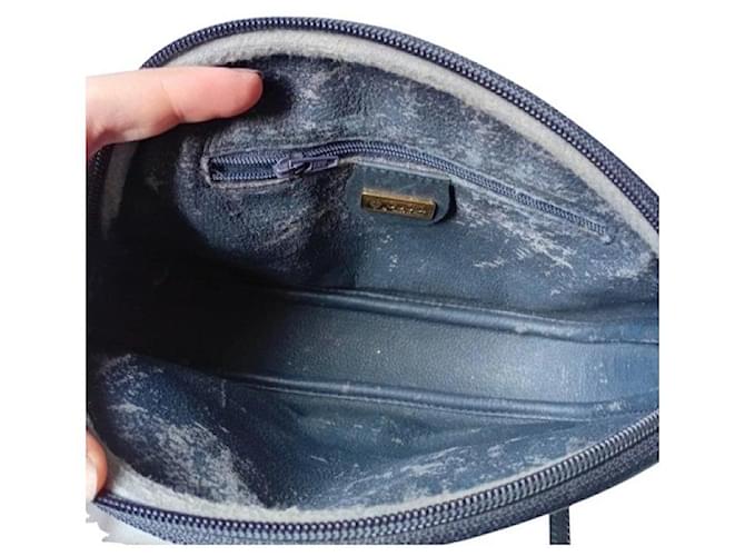 Borsa a Spalla Gucci Monogram Beige Blu scuro - vista 11