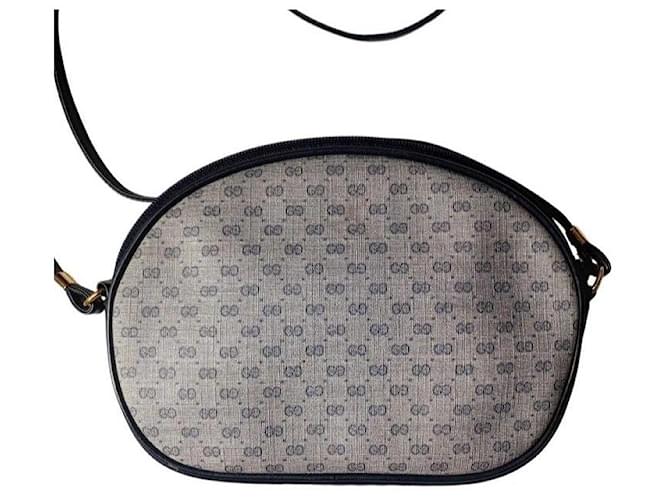 Borsa a Spalla Gucci Monogram Beige Blu scuro - vista 7