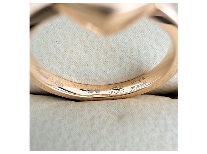 Chopard Anello Happy Diamonds Icons in Oro Rosa D'oro - vista 5