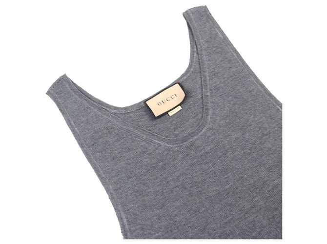 Top de punto de lana Gucci Castaño - vista 3