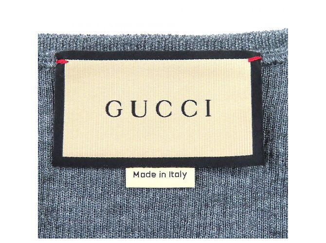 Top de punto de lana Gucci Castaño - vista 5