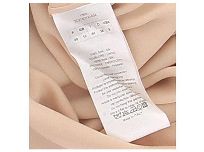 Dior Blusa in seta e paillettes dorate D'oro - vista 5