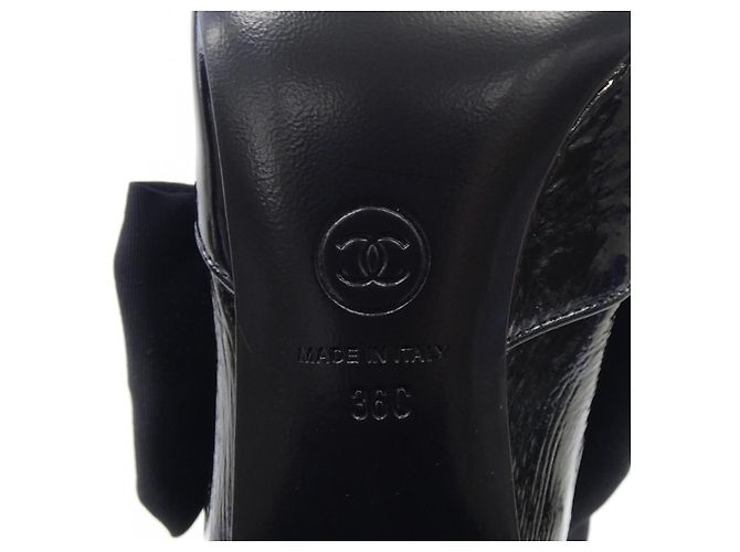 Timeless CHANEL STIVALETTI ALTI in tessuto lucido stropicciato e grosgrain - vista 6