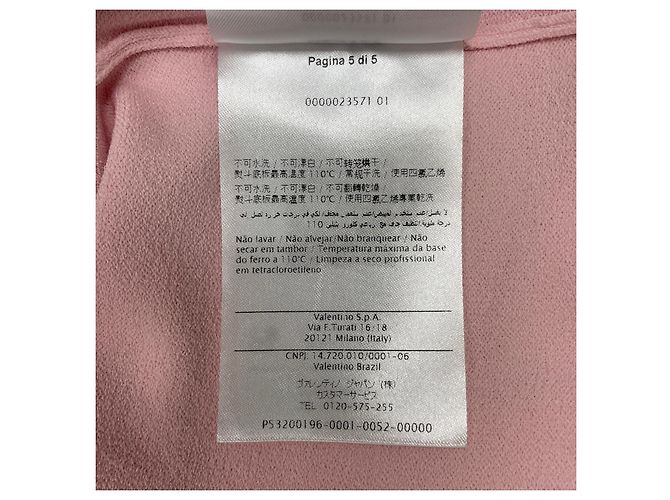 Vestido de rayón Valentino Rosa - vista 11