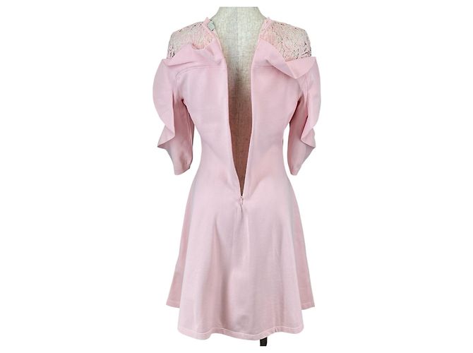 Vestido de rayón Valentino Rosa - vista 4