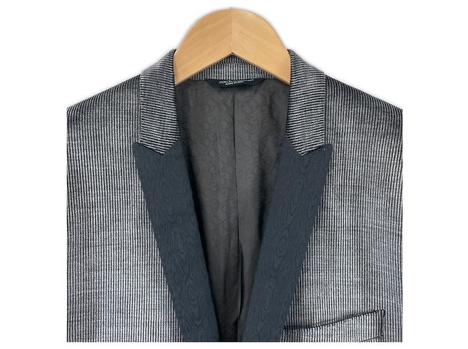 Dolce & Gabbana Chaqueta de mezcla de seda Dolce&Gabbana Castaño - vista 3