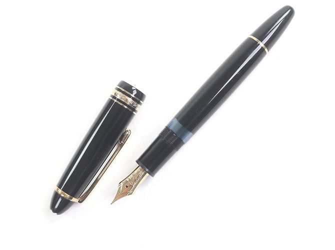 Montblanc Meisterstück 14K Füllfederhalter Schwarz - Ansicht 2