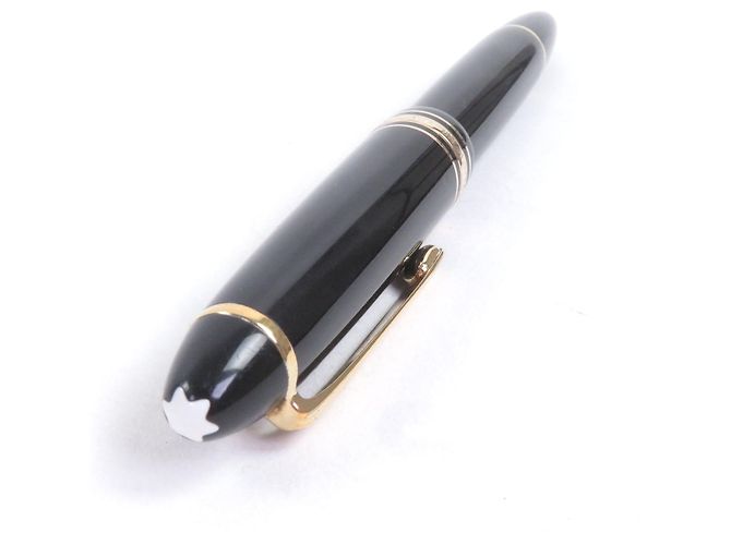 Montblanc Meisterstück 14K Füllfederhalter Schwarz - Ansicht 3
