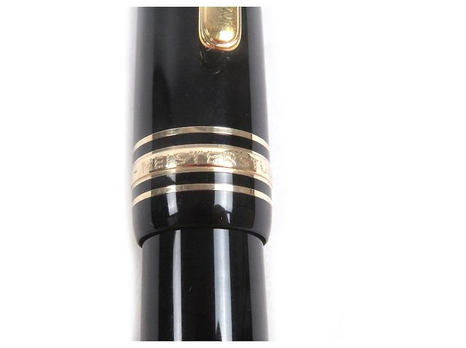 Montblanc Meisterstück 14K Füllfederhalter Schwarz - Ansicht 7