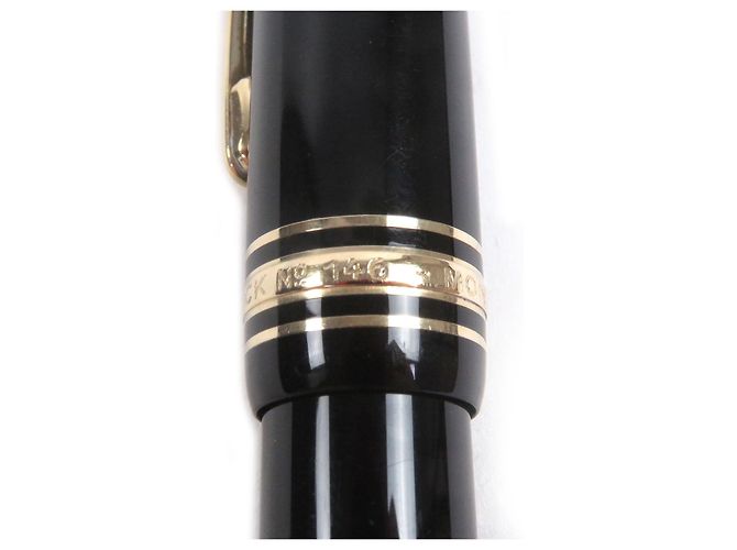 Montblanc Meisterstück 14K Füllfederhalter Schwarz - Ansicht 8