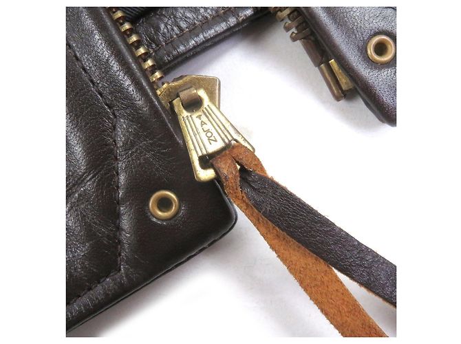 Autre Marque Chaqueta de cuero de caballo JOE McCOY Castaño - vista 5