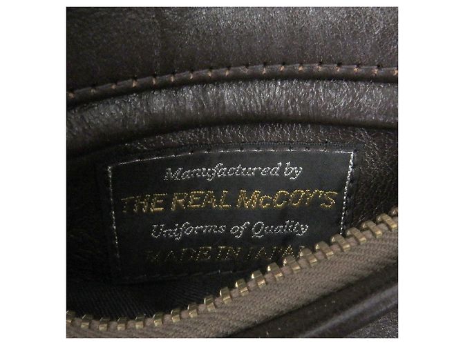 Autre Marque Chaqueta de cuero de caballo JOE McCOY Castaño - vista 8