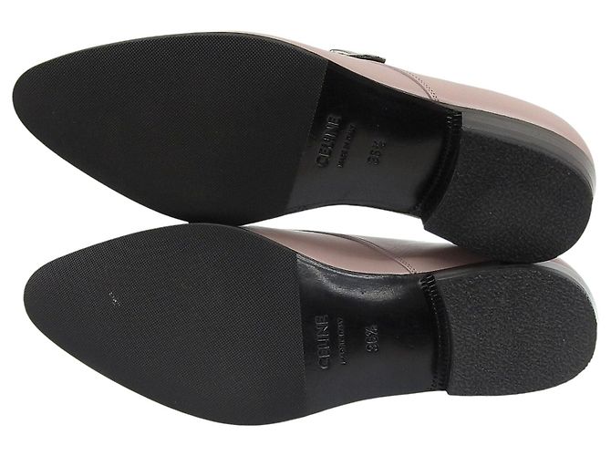 Céline Mocassini in pelle Celine Jacno Rosa - vista 5