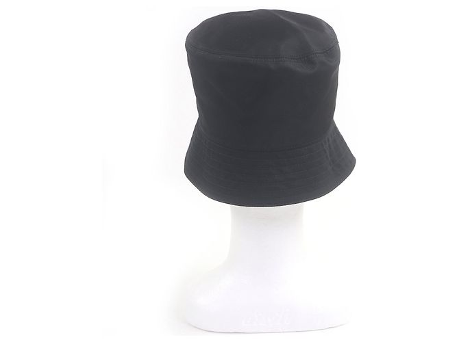 Cappello in Re-Nylon con logo triangolo Prada Nero - vista 3