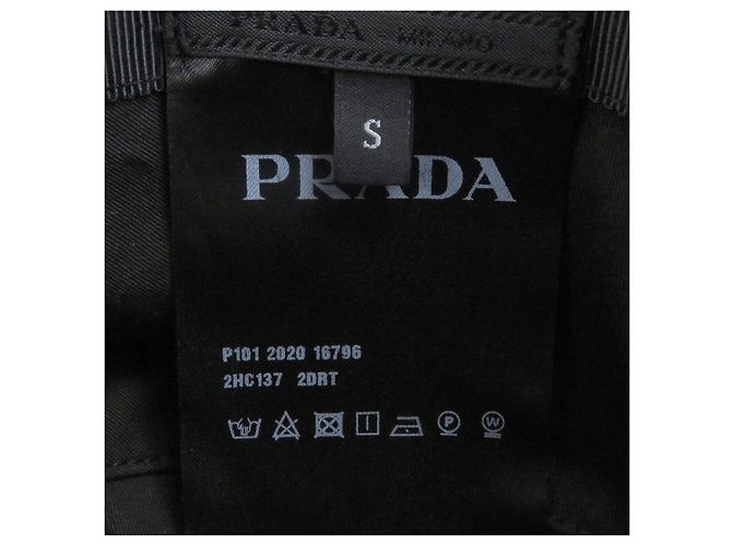 Cappello in Re-Nylon con logo triangolo Prada Nero - vista 6