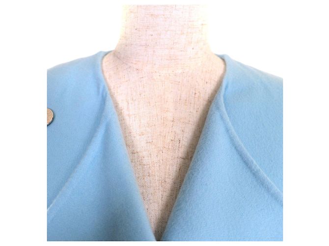 Hermès Cappotto in cashmere per neonato Hermes Blu Blu chiaro - vista 4