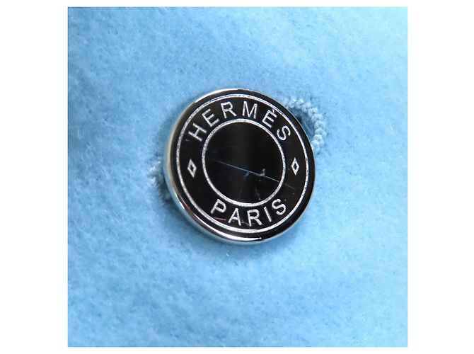 Hermès Cappotto in cashmere per neonato Hermes Blu Blu chiaro - vista 6