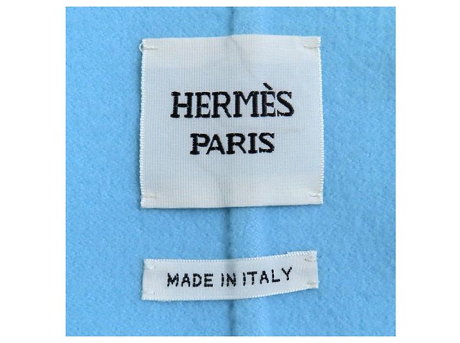 Hermès Cappotto in cashmere per neonato Hermes Blu Blu chiaro - vista 8
