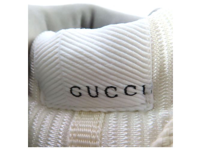 Gucci Interlocking G Leder High-top Sneaker Weiß - Ansicht 12