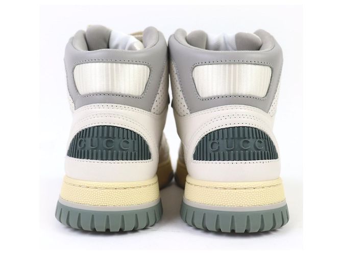 Gucci Interlocking G Leder High-top Sneaker Weiß - Ansicht 5