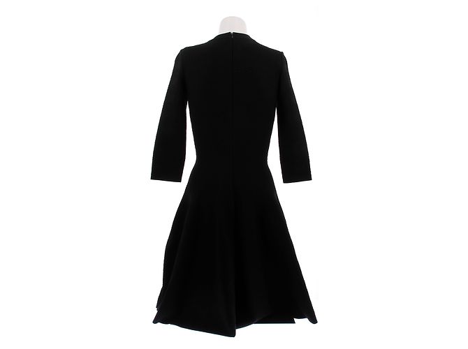 Alaïa Schwarzes Viscose Kleid - Ansicht 2