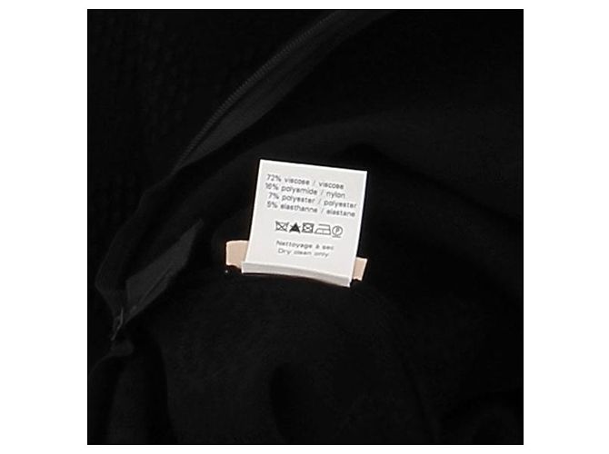Alaïa Schwarzes Viscose Kleid - Ansicht 5