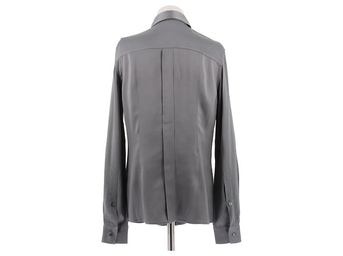Camisa de seda gris Dolce & Gabbana - vista 2