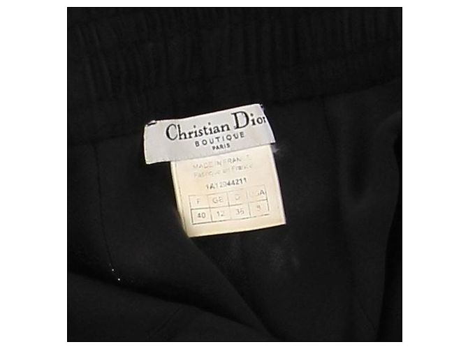 Dior Schwarze Hose mit elastischem Bund - Ansicht 5