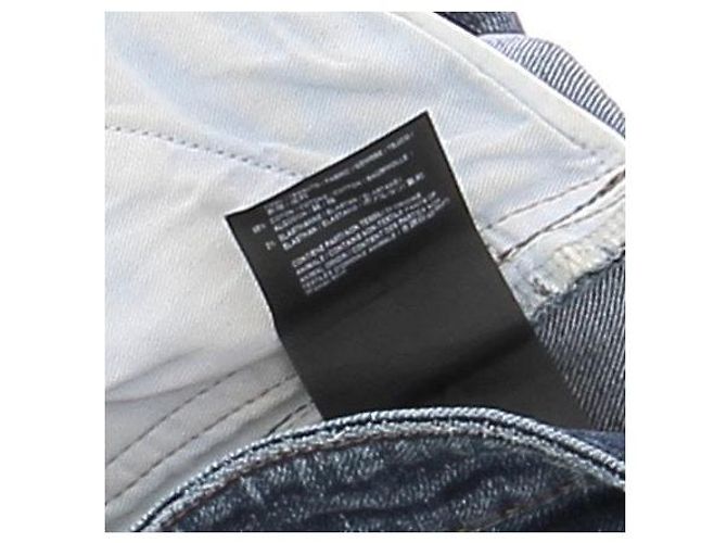 Jean déchiré Saint Laurent bleu en coton taille 29 - vue 5