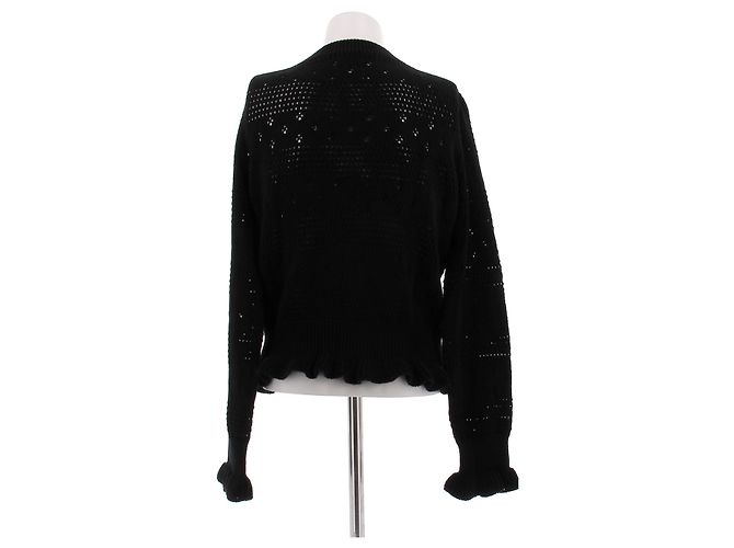 Jersey de punto negro Céline de algodón - vista 2
