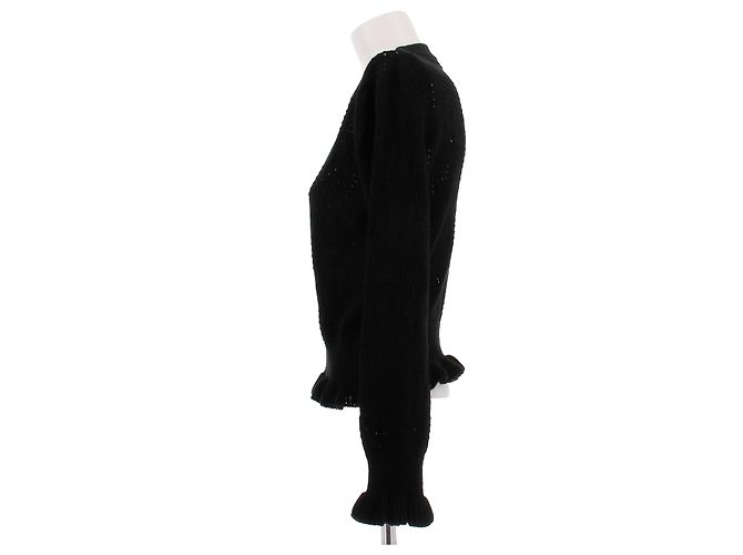 Jersey de punto negro Céline de algodón - vista 4