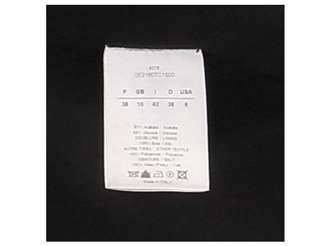 Dior Schwarzes Kleid aus Viscose Größe 38 - Ansicht 5