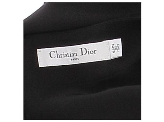 Dior Schwarzes Kleid aus Viscose Größe 38 - Ansicht 6