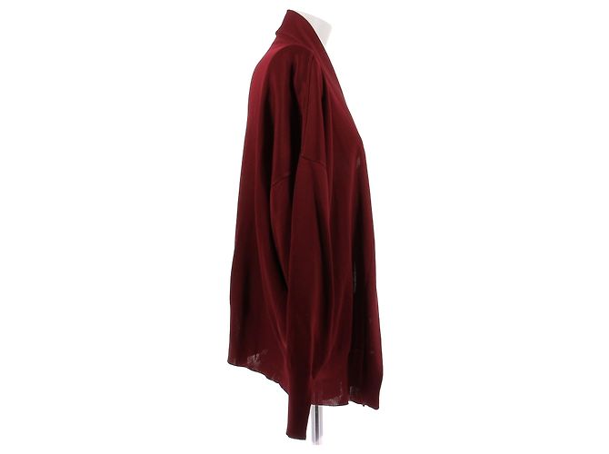 Alaïa Cardigan rot aus Viskose - Ansicht 3