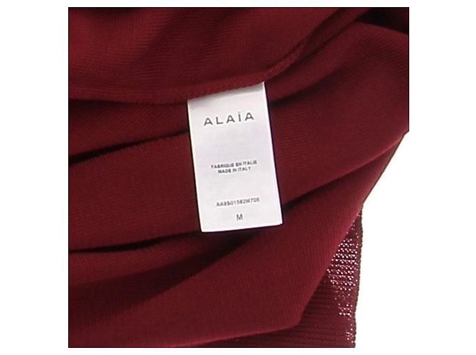 Alaïa Cardigan rot aus Viskose - Ansicht 6