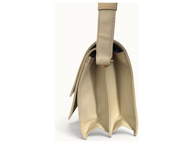 Gucci Borsa a Tracolla in Pelle Beige - vista 4