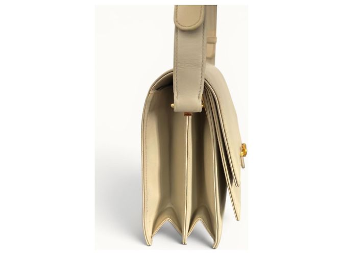 Gucci Borsa a Tracolla in Pelle Beige - vista 5