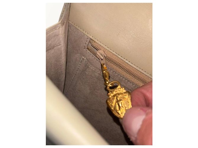 Gucci Borsa a Tracolla in Pelle Beige - vista 7